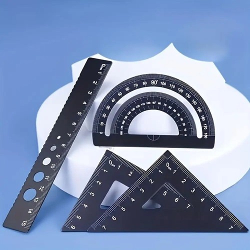 Metal protractor set - metal,