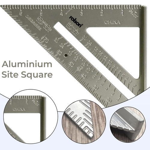 Aluminium set square - aluminium,