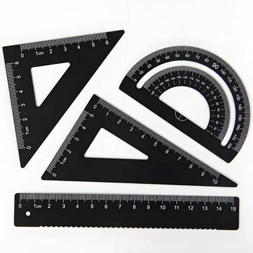 Verazquy 4pcs metal geometry - 4pcs,