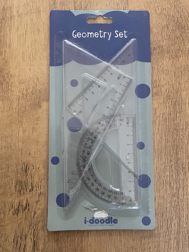 Doodle clear geometry set - clear,