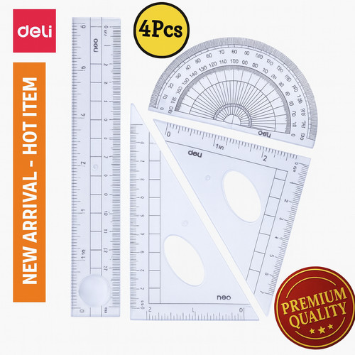 4pcs transparent geometry - 4pcs, set