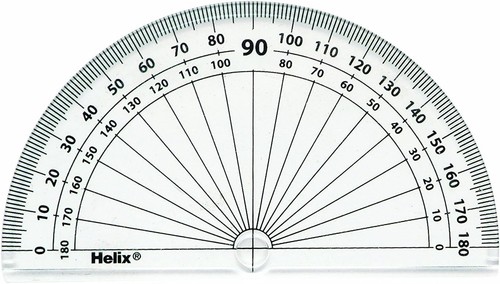 Protractor set 180 - protractor, set,