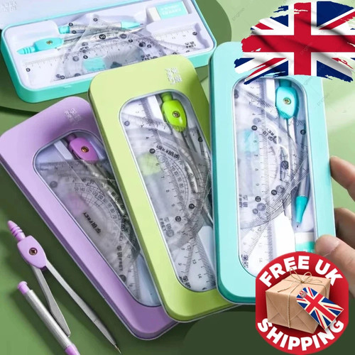 7pcs compass ruler set - &,