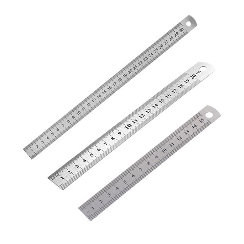 Double side metal ruler - double,