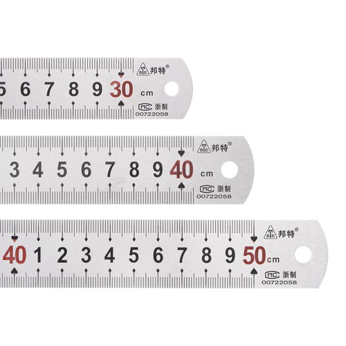 Straight ruler set 30x2 6cm - set, 30x2.6cm
