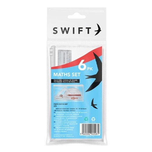 Maths set pencil case - pencil,