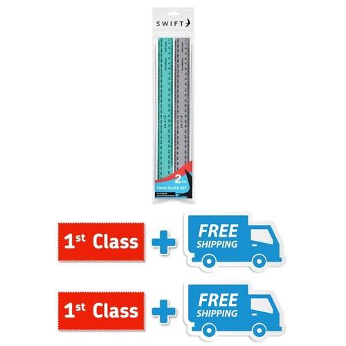 Twin ruler set pack - 2, 30cm