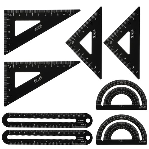 8pcs triangular ruler set - triangular,