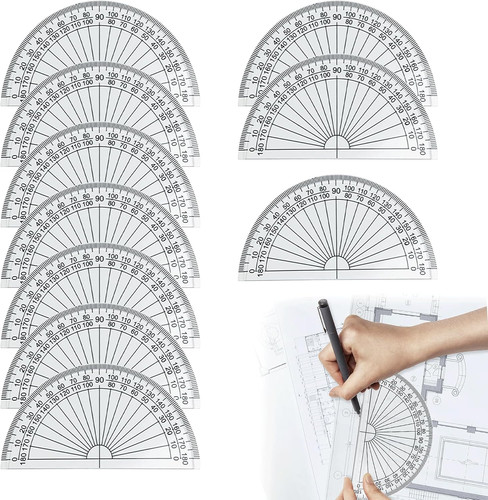 10pcs helix protractor 180 - 10pcs,