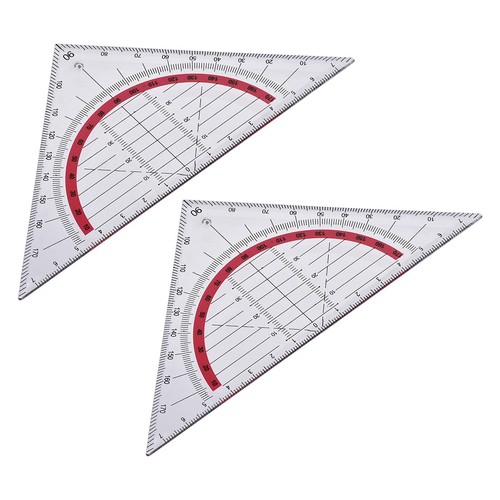 Triangle ruler square set - square,