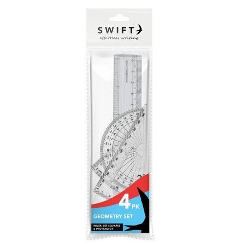 4pc geometry set clear - 4pc,